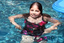 A Smiling Girl (12) In Swimming Pool Stock Photos A Smiling Girl (12) In Swimming Pool Stock Photos