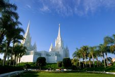 Mormon Temple Royalty Free Stock Image Mormon Temple Royalty Free Stock Image