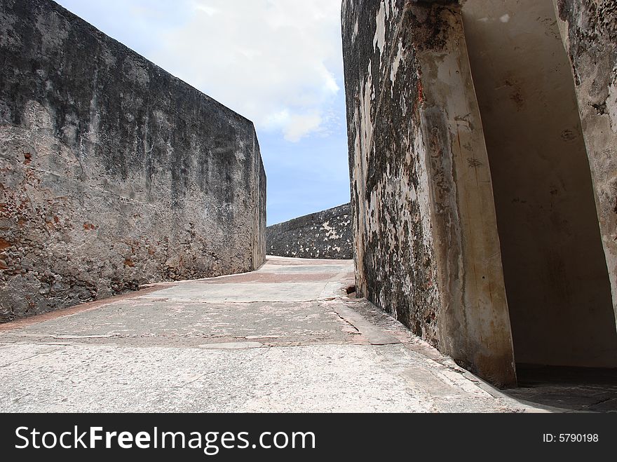 Old Fort In Old San Jusan Puerto Rico. Taken last summer on vacation. Old Fort In Old San Jusan Puerto Rico. Taken last summer on vacation.