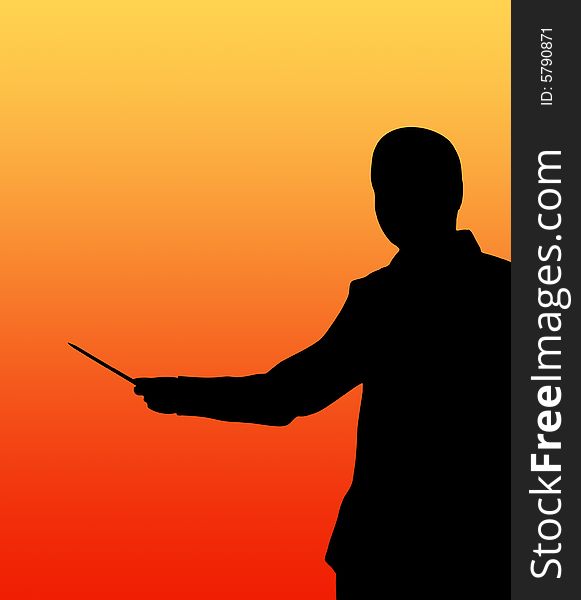 Businessman With Pointer