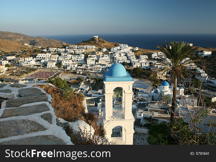 Beautiful views of preserved Greek village. Beautiful views of preserved Greek village.