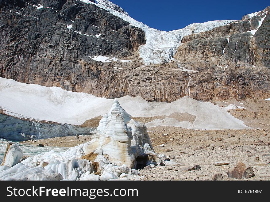 Glacier Angel on Mount Edith Cavell