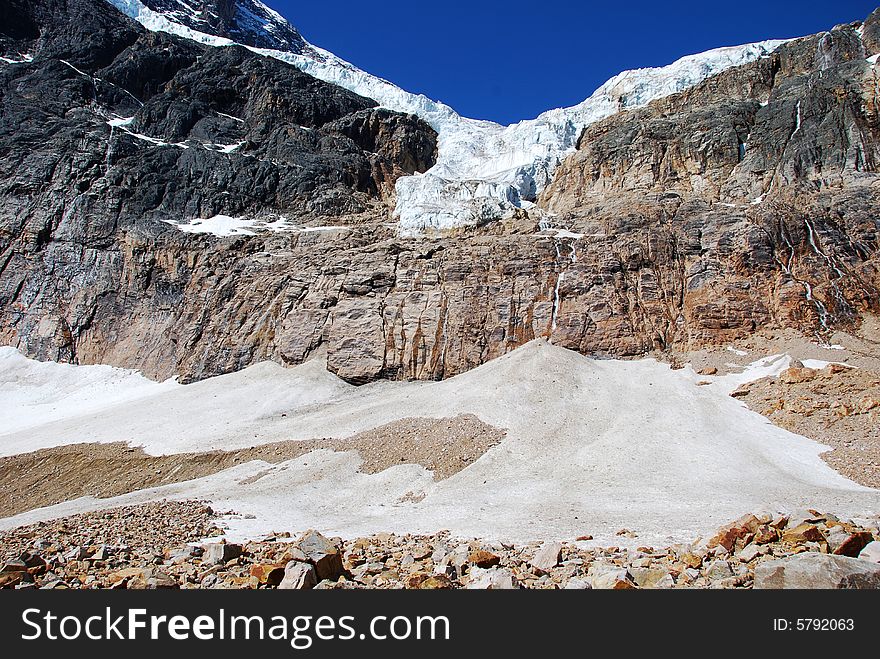 Glacier Angel on Mount Edith Cavell