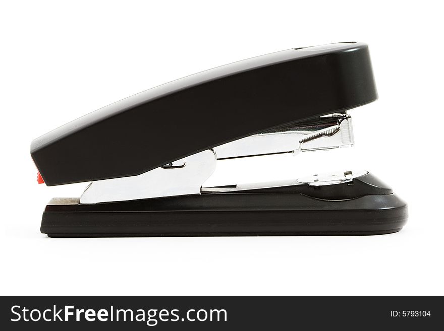Isolated photo of a big red stapler
