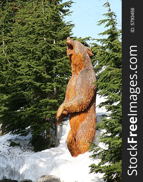 Bear sculpture