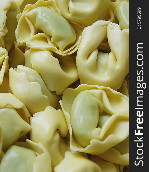 Close-up image of Italian pasta tortellini *RAW format available