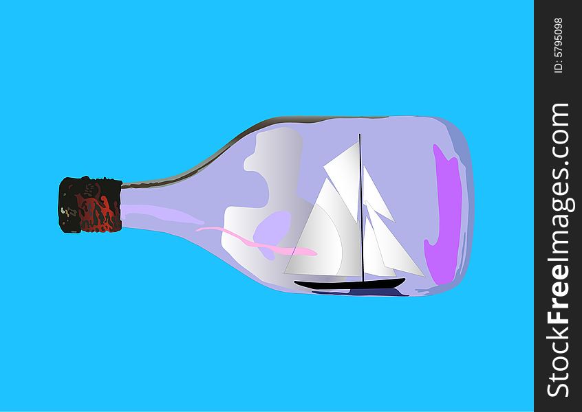 The ship in the bottle