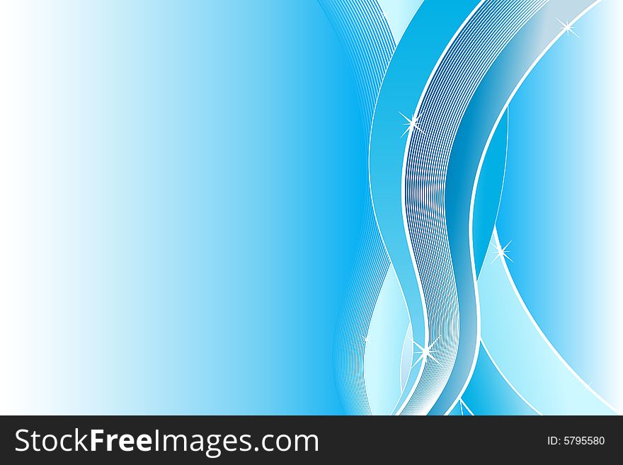 Vector illustration of a modern template background with flowing lined art and glowing shiny wavy stripes. Vector illustration of a modern template background with flowing lined art and glowing shiny wavy stripes.