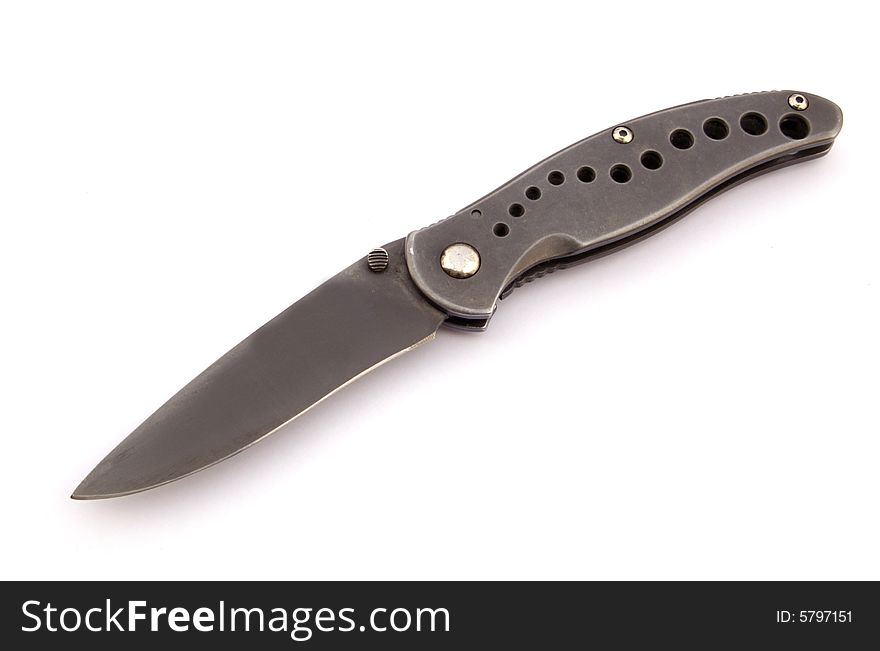 A photograph of a pocket knife against a white background