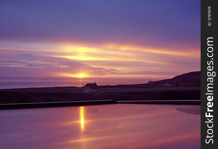 This was a particularly beautiful sunset in Ault Grishan, Gairloch. This was a particularly beautiful sunset in Ault Grishan, Gairloch