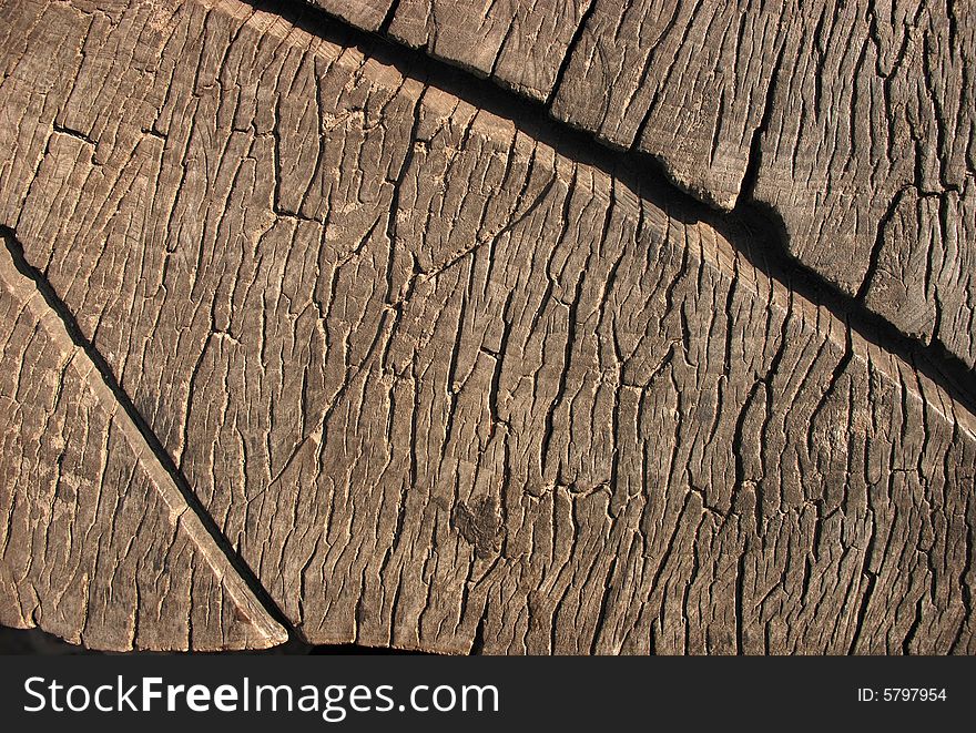 A detail of a wooden texture