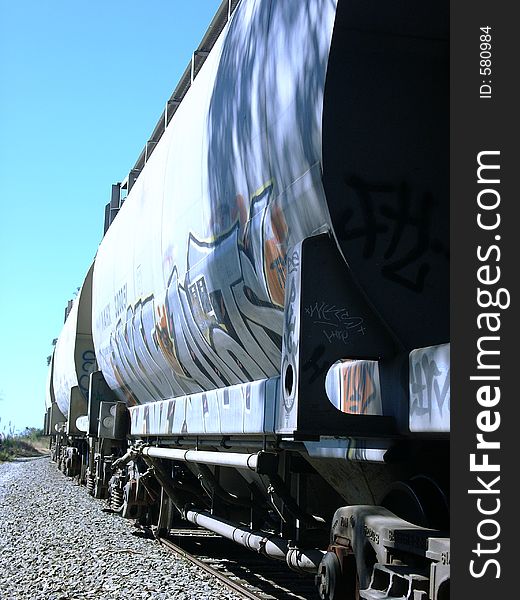 Train And Graffiti