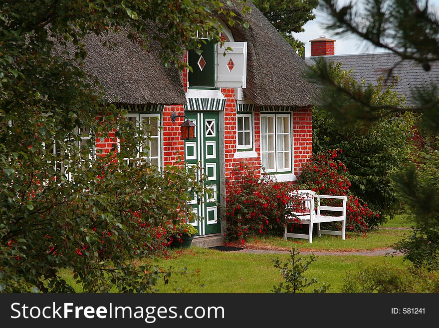 Country house with thatched roof_1