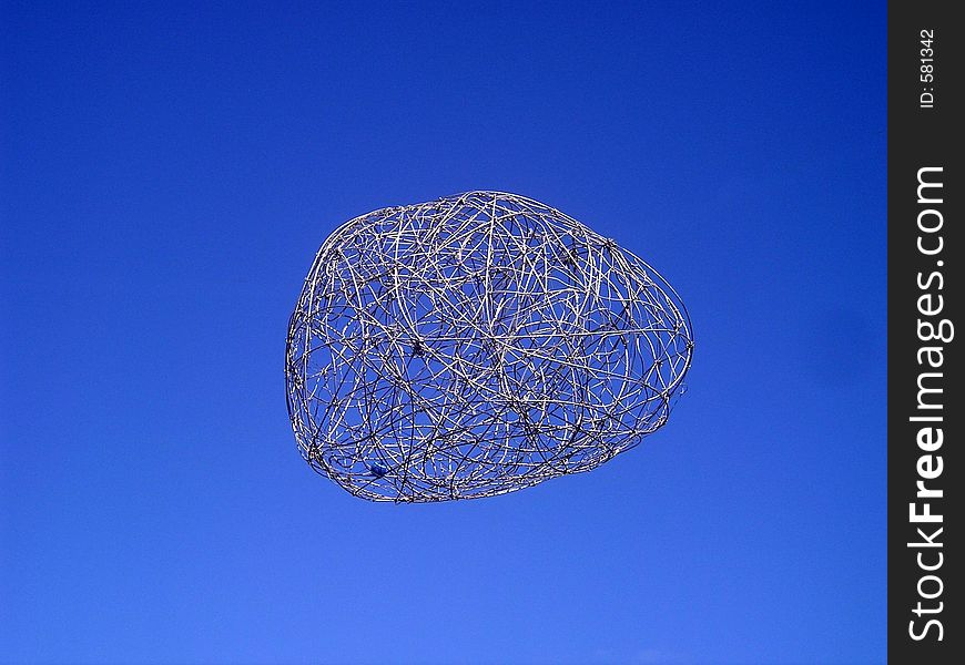Wire sculpture. Wire sculpture