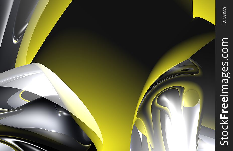 Black&yellow Background (abstract) 01