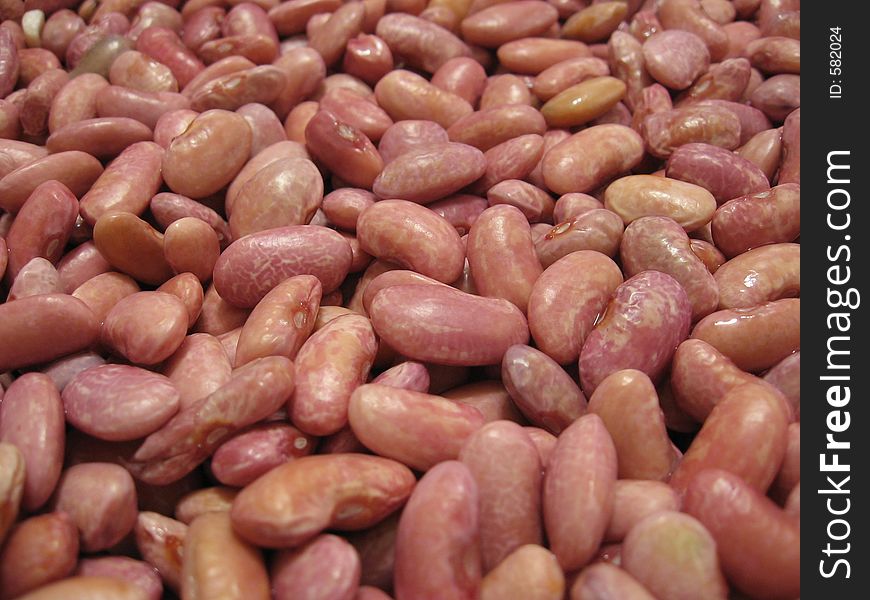 Moisten haricot beans texture