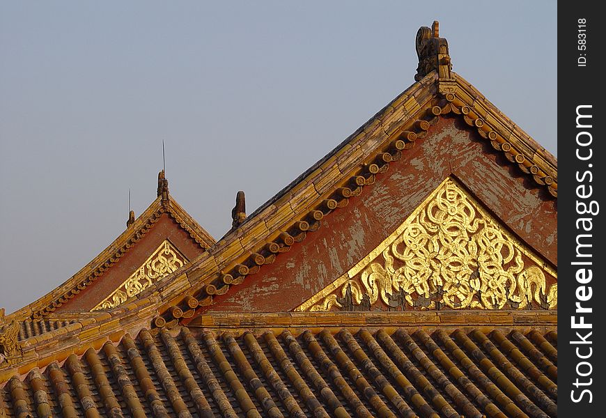 Beijing China - Glowing Roof