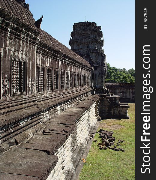 Ruins Angor Wat. Ruins Angor Wat