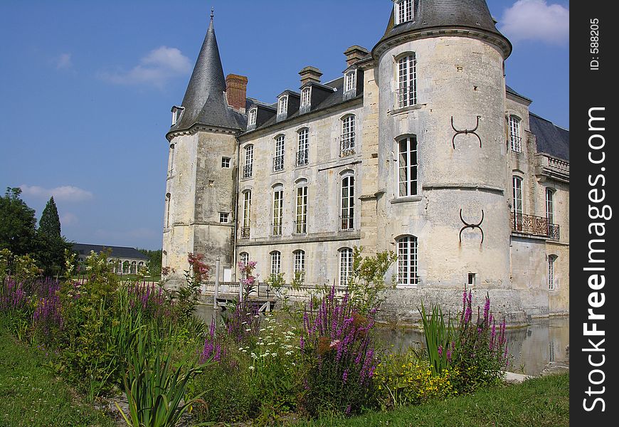 Castle in France named chateau d'o
