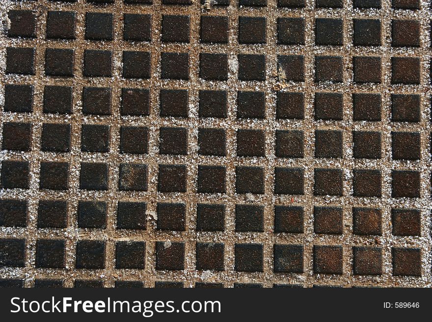 A natural texture in squares