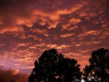 Clouds & Sunset Royalty Free Stock Photos Clouds & Sunset Royalty Free Stock Photos