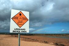 Lifeguard Sign 7 Stock Photo Lifeguard Sign 7 Stock Photo