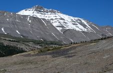 Rocks And Snow Mountain Royalty Free Stock Images