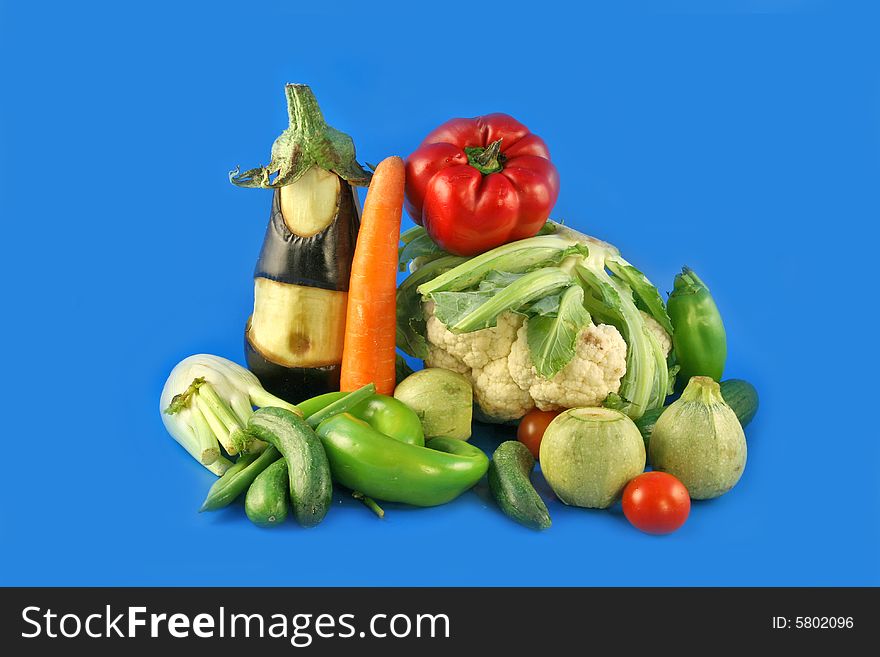 Natural vegetables are collected for dietary beneficial salad. Natural vegetables are collected for dietary beneficial salad