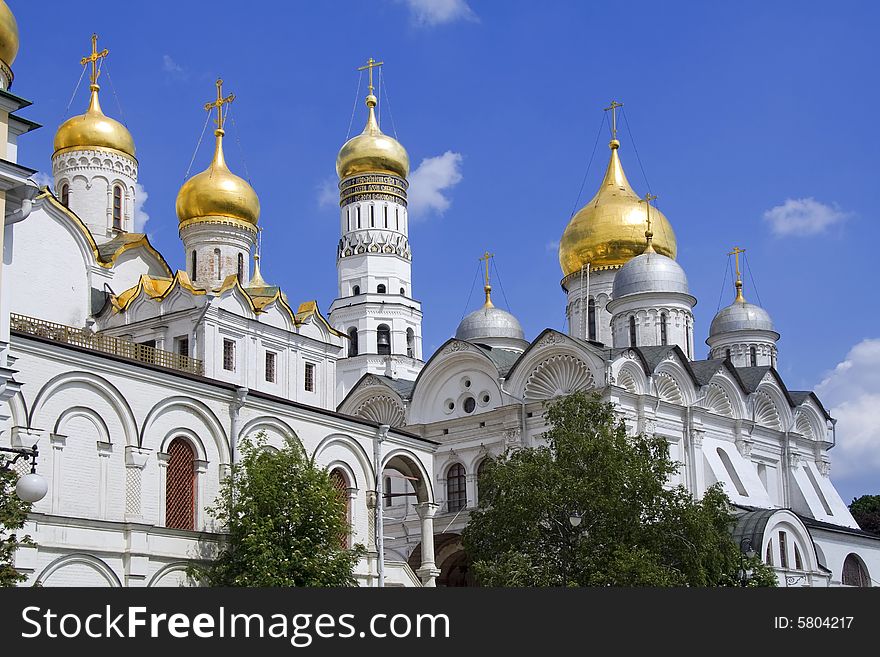 The Annunciation Cathedral (Moscow Kremlin, Russia, Europe)