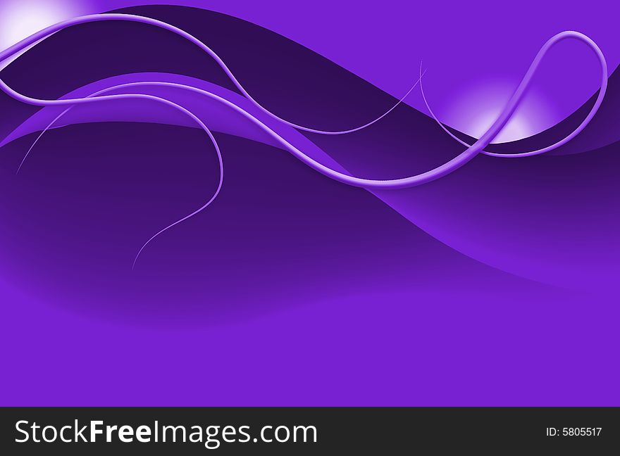 Abstract background with color transitions and semitones and beautiful waves