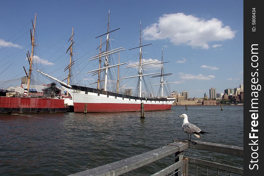 "Wavertree" in the New York Seaport