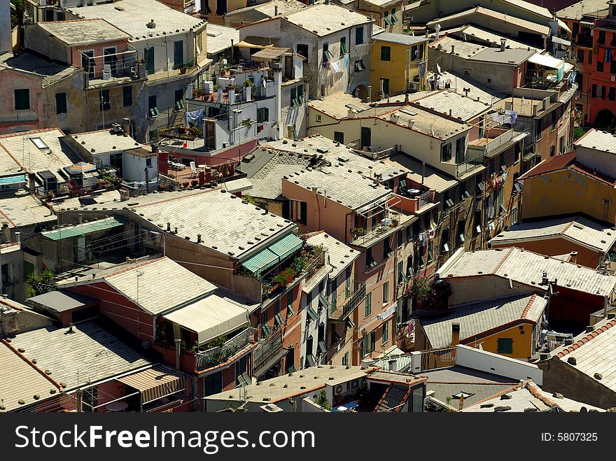 View of Vernazza, Cinque Terre National Park, Italy. View of Vernazza, Cinque Terre National Park, Italy.