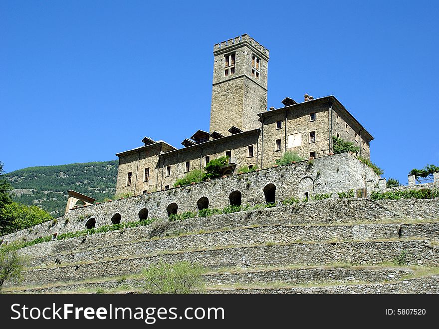 Ancient Castle, Aosta Valley, Italy