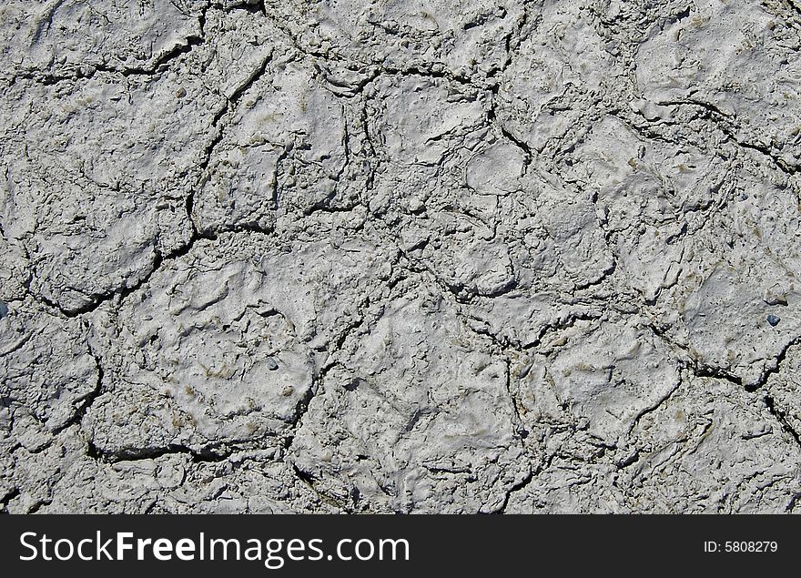 Cracked earth due to lack of water. Cracked earth due to lack of water