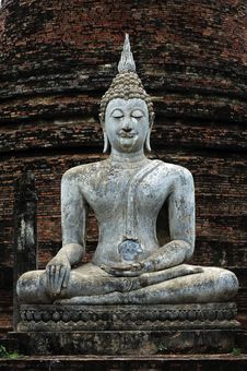Thailand, Sukhothai: Phra Atchana At Wat Si Chum Royalty Free Stock Photography Thailand, Sukhothai: Phra Atchana At Wat Si Chum Royalty Free Stock Photography
