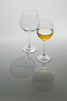 Wine Glasses Stock Photos