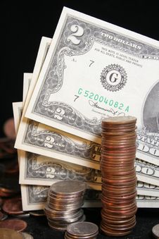 Two Dollar Bill Royalty Free Stock Images Two Dollar Bill Royalty Free Stock Images