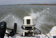 Boat Wake Royalty Free Stock Photography