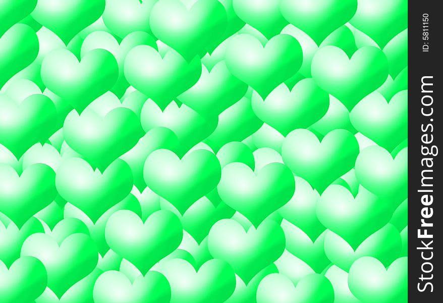 A very colorful background with these colorful hearts. A very colorful background with these colorful hearts