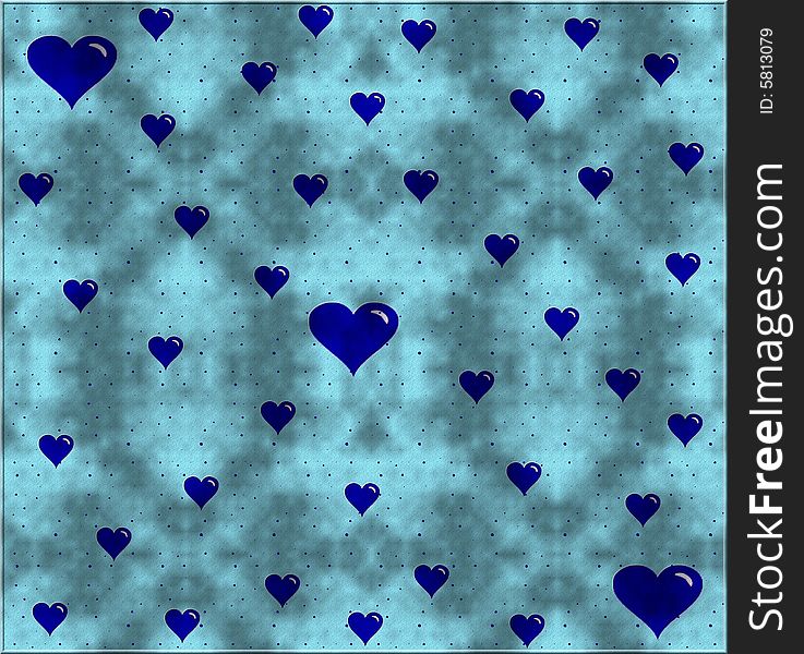 Abstract Background With Hearts