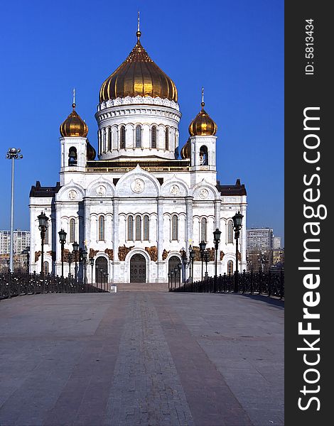 The Cathedral  of Christ the Savior in Moscow