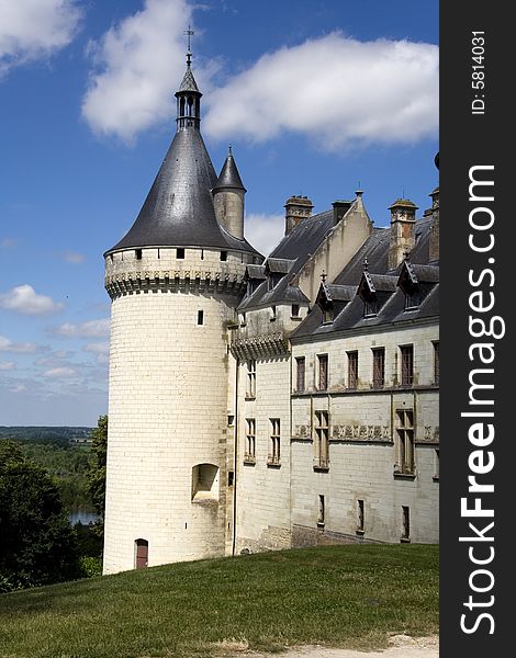 Chateau Chambord in the Loire Valley in France. Chateau Chambord in the Loire Valley in France