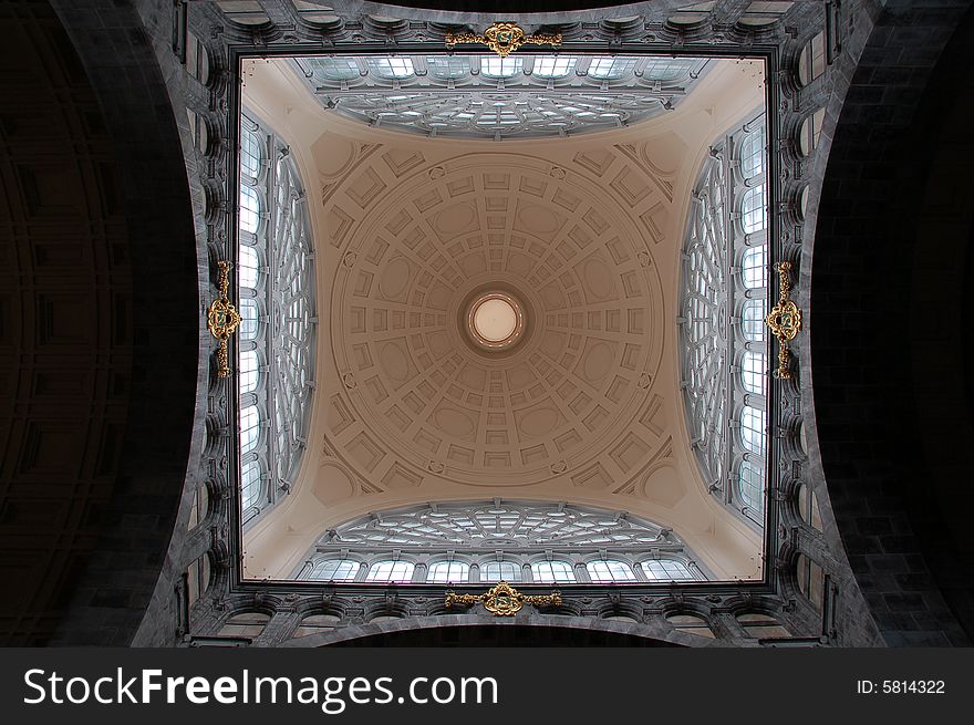 Dome of Antwerp railway station, Belgium