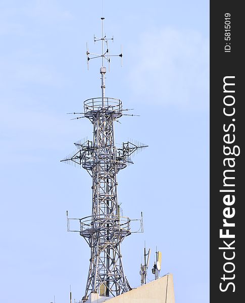 Communication tower, steel tower for communication