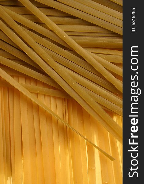 Pasta fettuccine Italian cuisine, highly nutritious with low fat, perfect for a diet