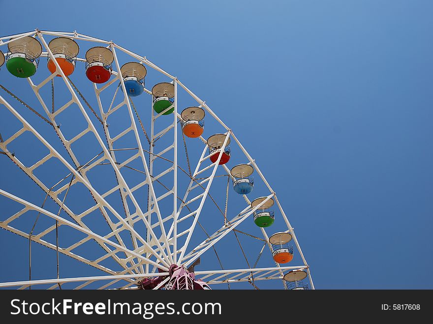 The survey wheel in play park atraktsion in superlend