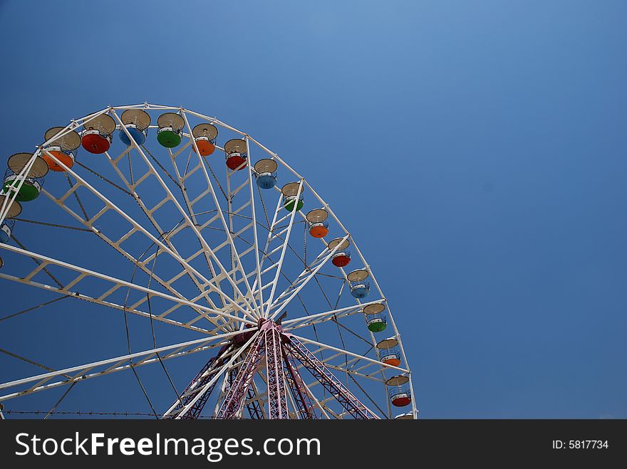 The survey wheel in play park atraktsion in superlend