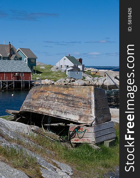 A view of Peggy's Cove in Nova Scotia,Canada.