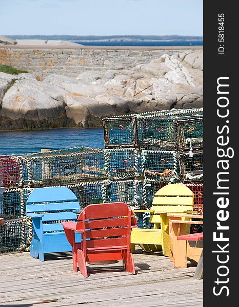 A view of Peggy's Cove in Nova Scotia,Canada.