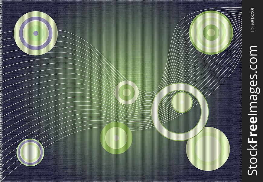 A grungy  background with trendy circles. A grungy  background with trendy circles.